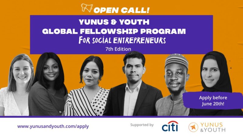 Yunus&Youth - Global Fellowship Program for Social Entrepreneurs 2021