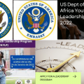 US Dept of State Pan Africa Youth Leadership Program 2022