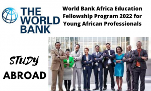 World Bank Africa Education Fellowship Program 2022 for Young African Professionals