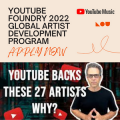Youtube Foundry 2022 Global Artist Development Program